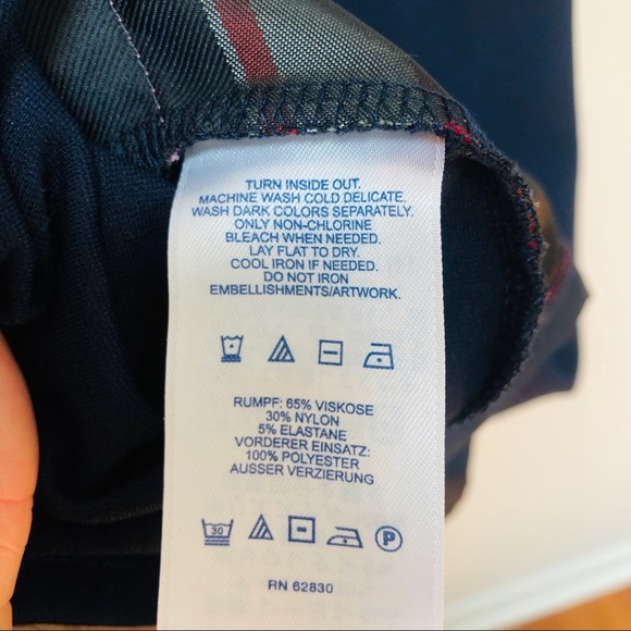 Lands End Muti-Color Stripe Top XS - Picture 8 of 8